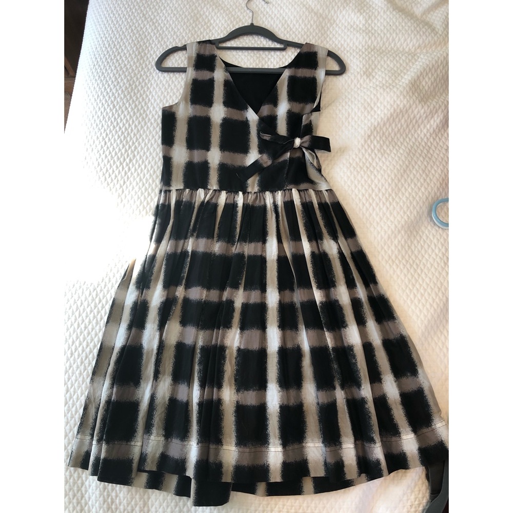 Marc by Marc Jacobs faux wrap dress with back bow - Picture 2 of 5